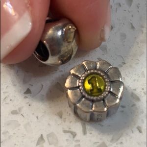 Authentic Pandora beads Apple number one teacher